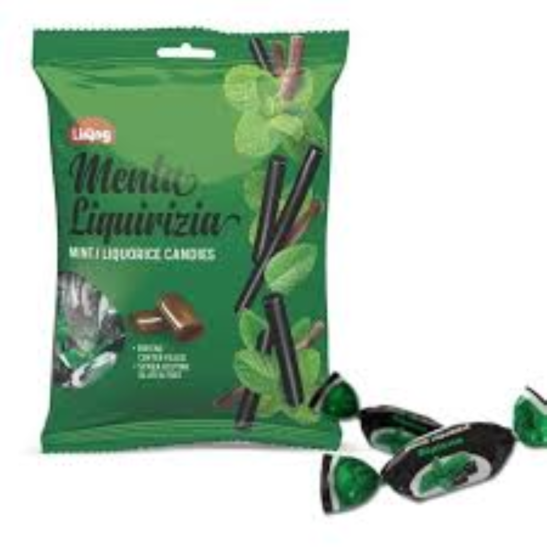 LIKING MENTHOL EUCALYPTOL LIQUORICE HARD CAND 150G